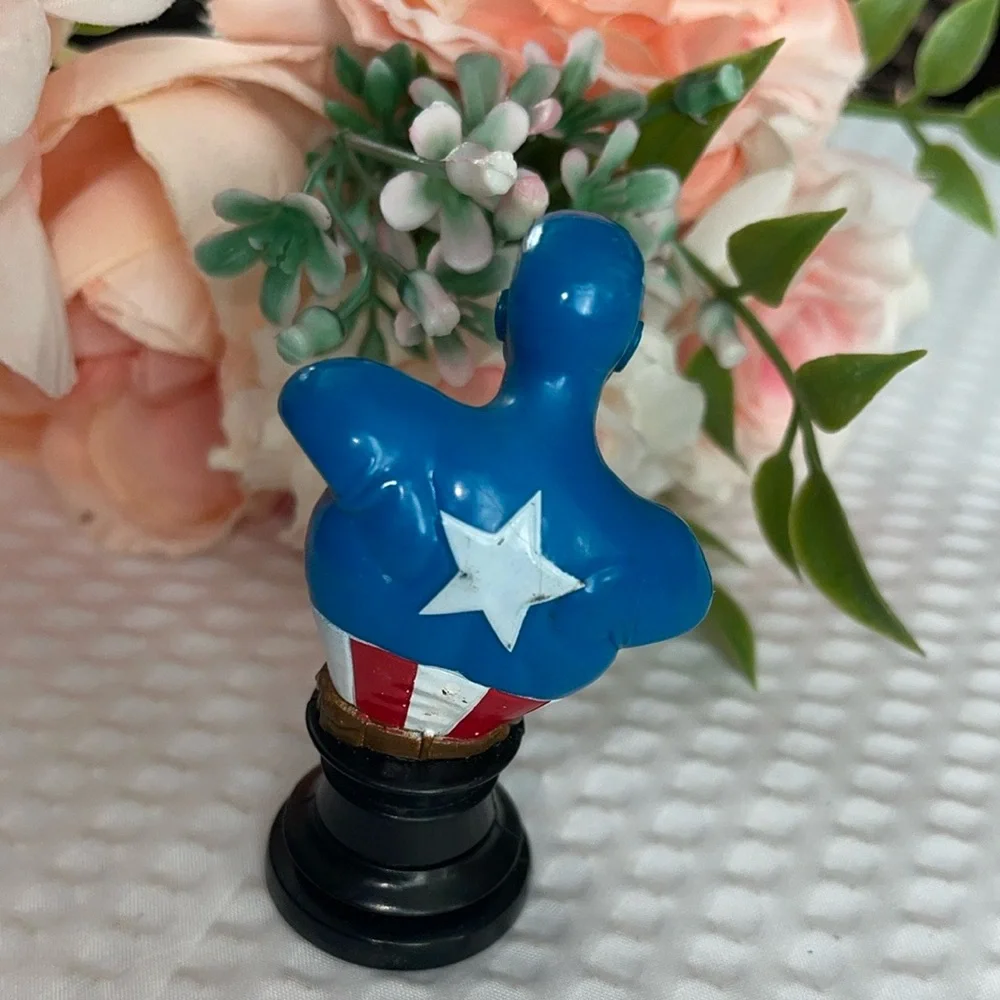 Marvel Captain America Avengers Mini Paperweight Figure Cake Topper 3